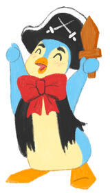 Quad w/ flat colors + simple bg