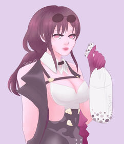 flat colors with simple background