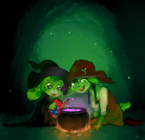 detailed colors with background